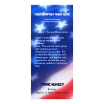 Custom Rack Card, Patriotic Design