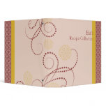 Custom Recipe Book Vinyl Binders