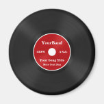 Custom Record Personalize magnets