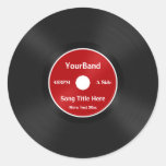 Custom Record Personalize stickers