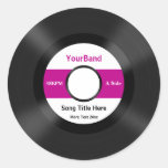 Custom Record Personalize stickers