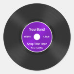 Custom Record Personalize stickers