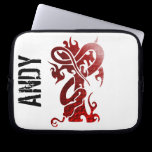 Custom red dragon laptop sleeves