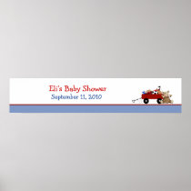 Custom Red Wagon Banner for Jen Print