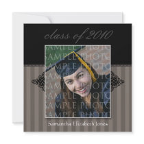 CUSTOM Regal SQUARE Graduation Invitation (iron) by GraduateShoppe CUSTOM Regal SQUARE Graduation Invitation (iron)