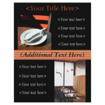 Custom Restaurant Advertisement / Menu Flyer