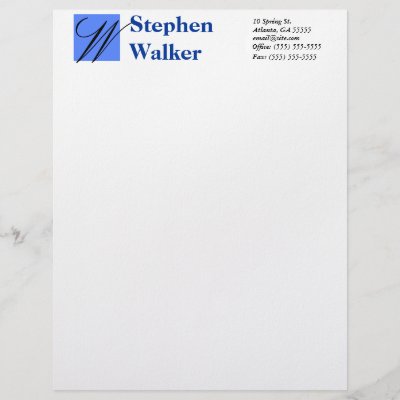 Resume Letterhead