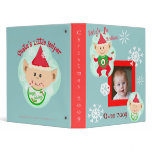 Custom Retro Christmas Photo Scrapbook Binder