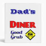 Custom Retro Diner Design Recipe Binder