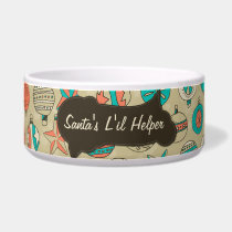 Custom Retro Holidays Pet Dish pet bowls