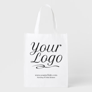 reusable grocery bags custom logo