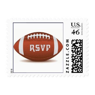 Custom RSVP design for football fan Stamp