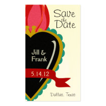 Custom Sacred Heart Save the Date Cards Business Card Template
