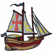 Custom Sailing Ship Embroidered Shirt embroidered shirts