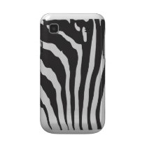 Custom Samsung Galaxy S Case Zebra Stripe Pattern