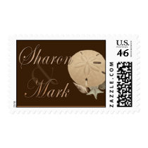 Custom Sand Dollar beach postage postage