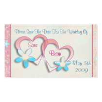 Custom Save the Date Wedding Card business cards by jamiecreates1 Custom Save the Date Wedding Card business cards