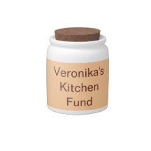Custom Savings Fund Jar Candy Dish