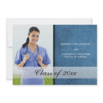 Custom  School Graduation Photo Announcement