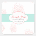 Custom Shabby Chic Wedding Sticker stickers