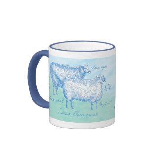Custom Sheep Mug for the Knitter Extraordinaire