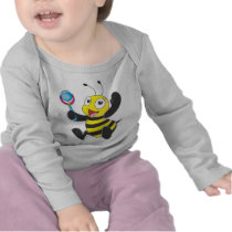Custom Shirts : Baby with Rattle Bee Shirts