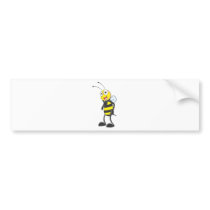 Custom Shirts : Cute Pose Bee Shirts Bumper Sticker