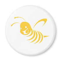 Custom Shirts :  Elegant Bee Icon Shirts Fridge Magnets
