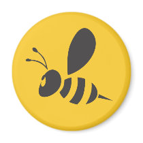 Custom Shirts :  Elegant Bee Icon Shirts magnets