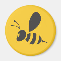 Custom Shirts :  Elegant Bee Icon Shirts Fridge Magnets