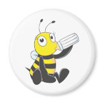 Custom Shirts : Happy Baby Bee Shirts magnets