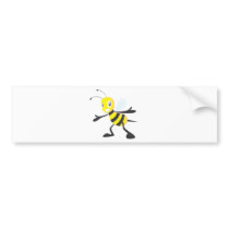 Custom Shirts : Happy Bee Shirts Bumper Sticker