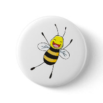 Custom Shirts : Happy Bee Shirts buttons by graphicdesigner Custom Shirts : Happy Bee Shirts buttons