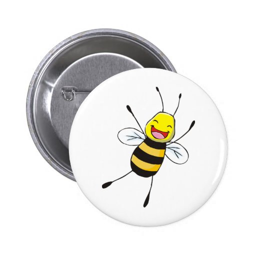 Custom Shirts : Happy Bee Shirts Button