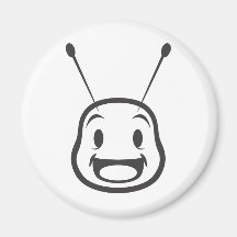 Custom Shirts : Happy Bee Shirts Refrigerator Magnet