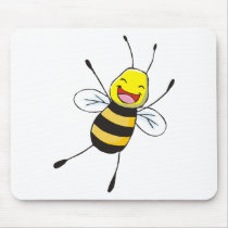 Custom Shirts : Happy Bee Shirts Mouse Pads
