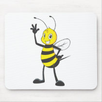 Custom Shirts : Happy Bee Shirts Mousepads