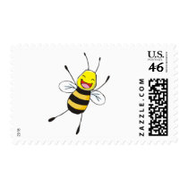 Custom Shirts : Happy Bee Shirts Postage Stamp