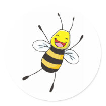 Custom Shirts : Happy Bee Shirts Stickers