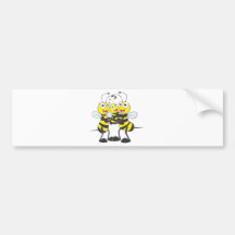 Custom Shirts : Happy Dad Mom Baby Bee Shirts Bumper Stickers