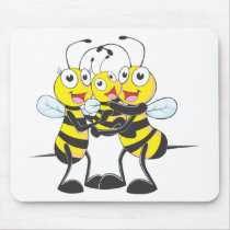 Custom Shirts : Happy Dad Mom Baby Bee Shirts mousepads