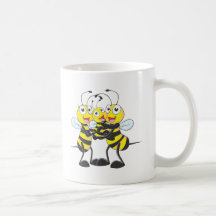 Custom Shirts : Happy Dad Mom Baby Bee Shirts Coffee Mug