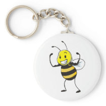 Custom Shirts : Strong Muscular Bee Shirts Keychain