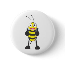 Custom Shirts : Thumbs up Bee Shirts Button