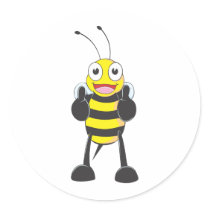 Custom Shirts : Thumbs up Bee Shirts Stickers