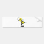 Custom Shirts : Tired Sleepy Bee Shirts Bumper Sticker