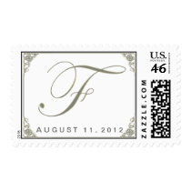 Custom silver and white design stamps