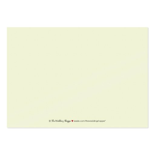 ::custom:: Simply Elegant 3.5x2.5" Fuschia RSVP Business Card Template (back side)