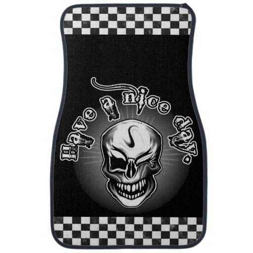Custom Skull Car Mats Floor Mat Zazzle