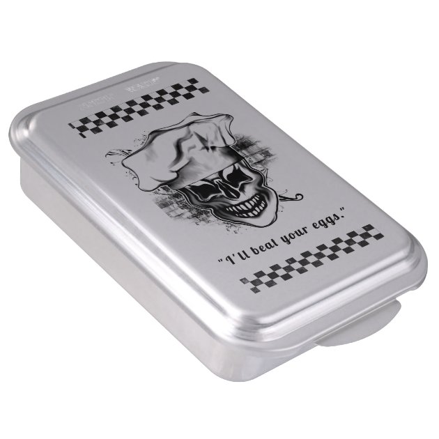 Custom Skull Chef Baking Pan Cake Pan-3